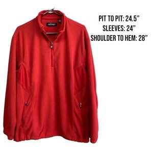 Greg Norman- Red 1/4 Zip Men’s Golf Long Sleeve Pullover- Sz. XL